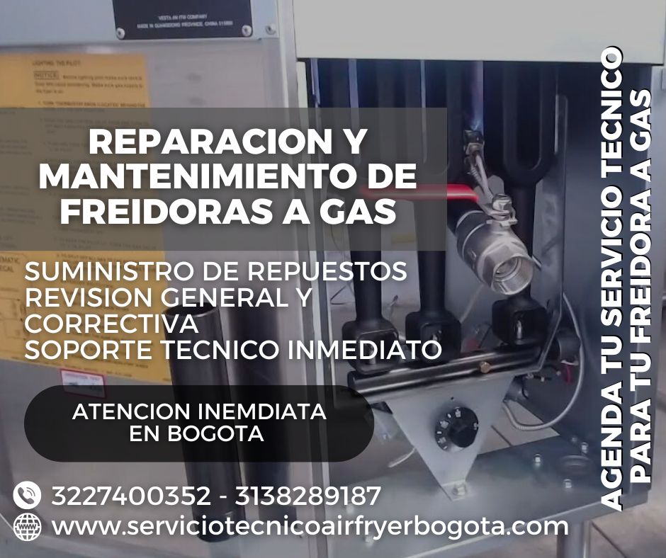 reparacion freidoras a gas a domicilio en Bogota